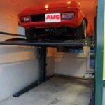 北海道　AMSオリジナル駐車場リフト『HPL-1127A』納品設置(ドリームガレージ)