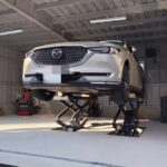 島根県　埋設型パンタリフト『LMS-301N』タイヤチェンジャー『TCー1500』納品設置